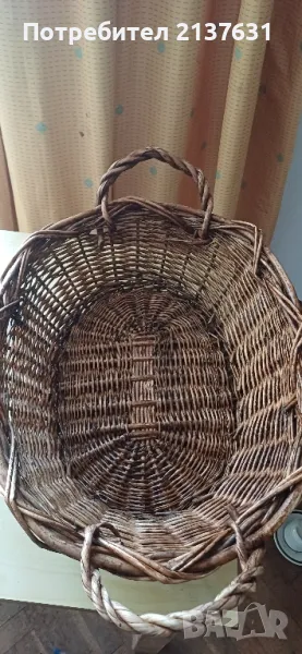 СТАР ГОЛЯМ ПАНЕР с ДРЪЖКИ, снимка 1