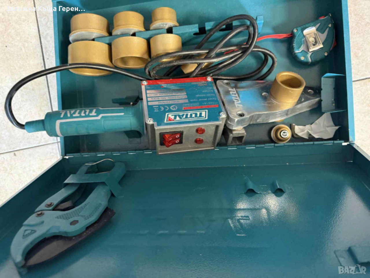 ПВЦ поялник TOTAL TT328151, снимка 1