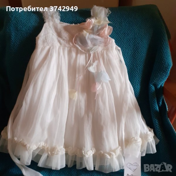 Ефектна бебешка рокличка 12-18 месеца от МОЛ Милениум-Атина, снимка 1