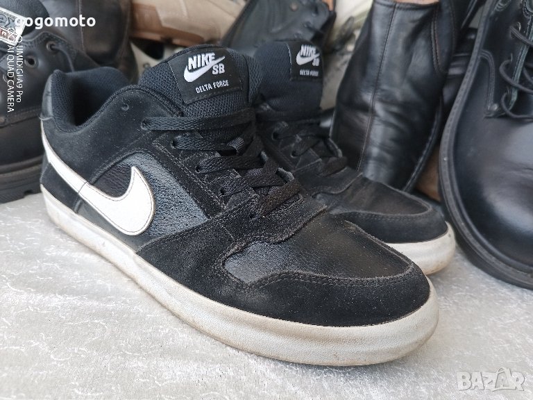 мъжки маратонки,кецове SB NIKE® Delta Force Vulc 942237 010 Black/White/Anthracite/White,SB,N- 42-43, снимка 1