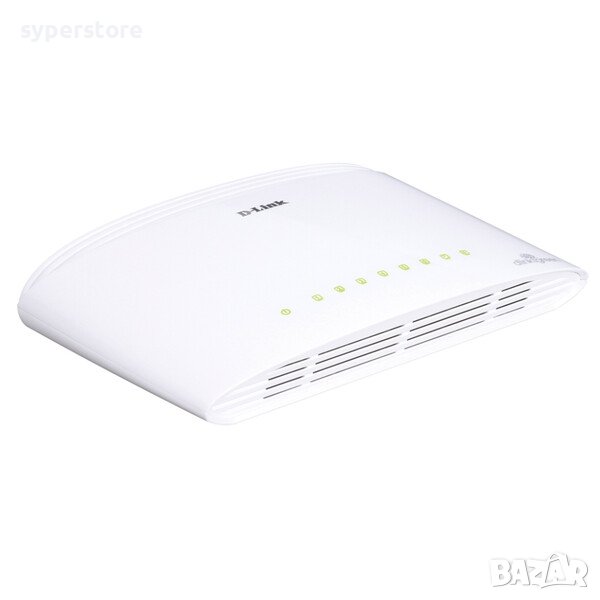 Суич D-Link DGS-1008D 8-портов 10/100/1000Mbps Gigabit комутатор, снимка 1