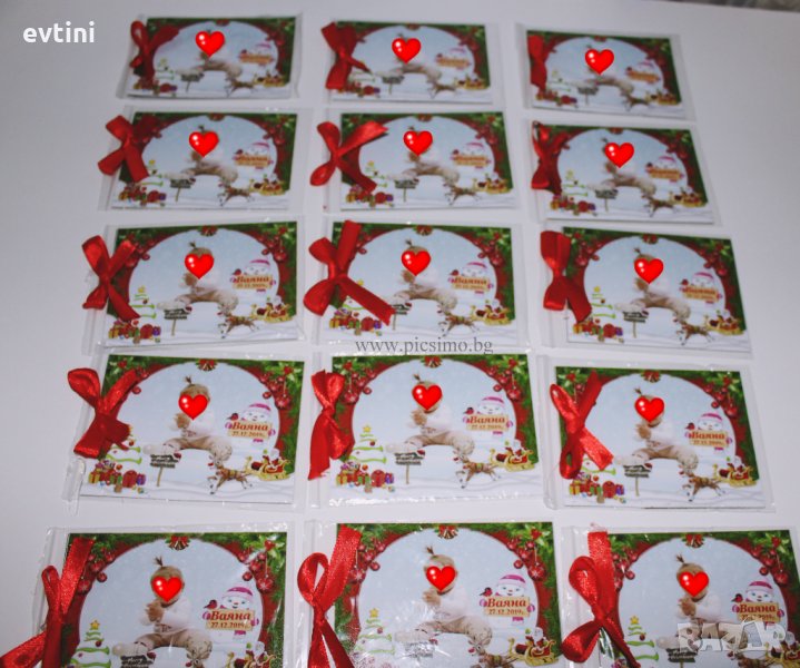 Коледни магнити с Ваши снимки / различни размери/, снимка 1