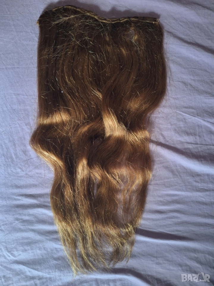 Естествена коса 61см. 100гр. , снимка 1