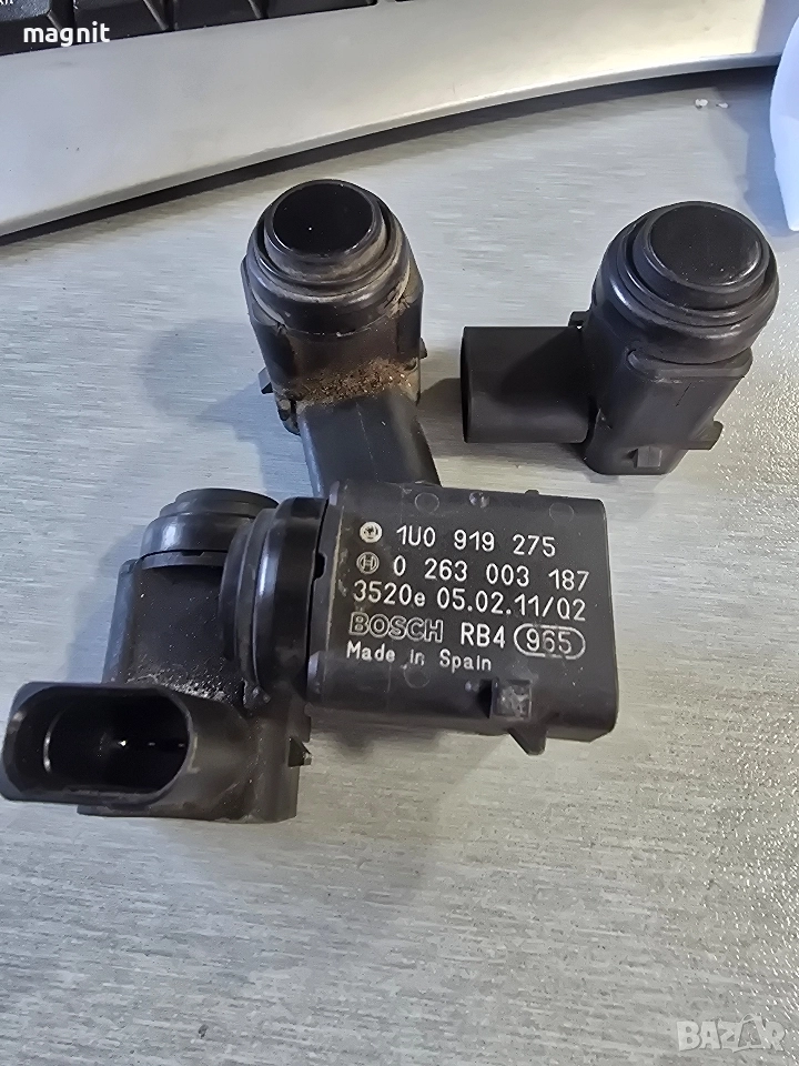 1U0919275 датчик парктроник VW AUDI SEAT SKODA Bosch 0263003187 1U0 919 275, снимка 1