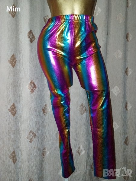 S/M Клин от еко кожа с преливащи цветове , снимка 1