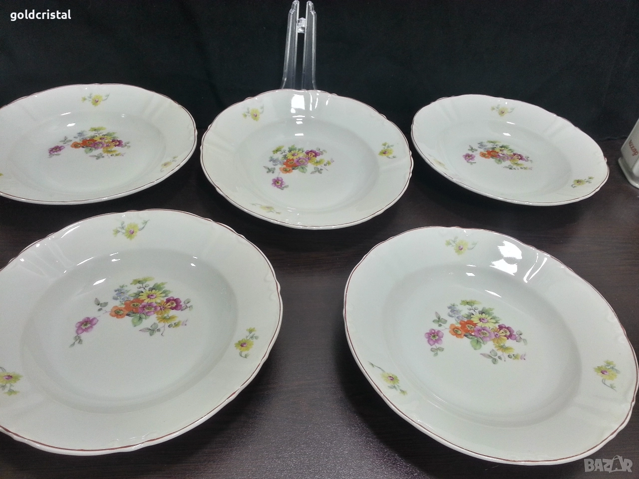 Стар български порцелан чинии дълбоки , снимка 1