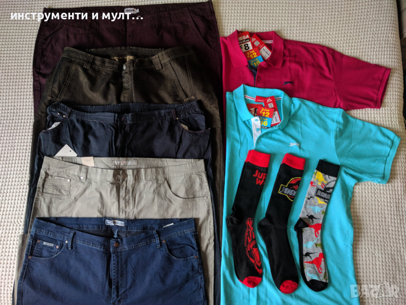 Лот джинси 3XL 4XL, талия 57-72 см, снимка 1