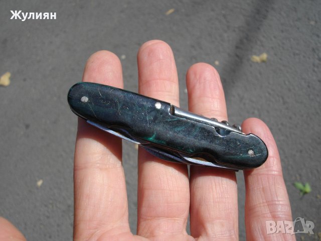 КОЛЕКЦИОНЕРСКО БЪЛГАРСКО ДЖОБНО НОЖЧЕ , снимка 2 - Антикварни и старинни предмети - 42366251