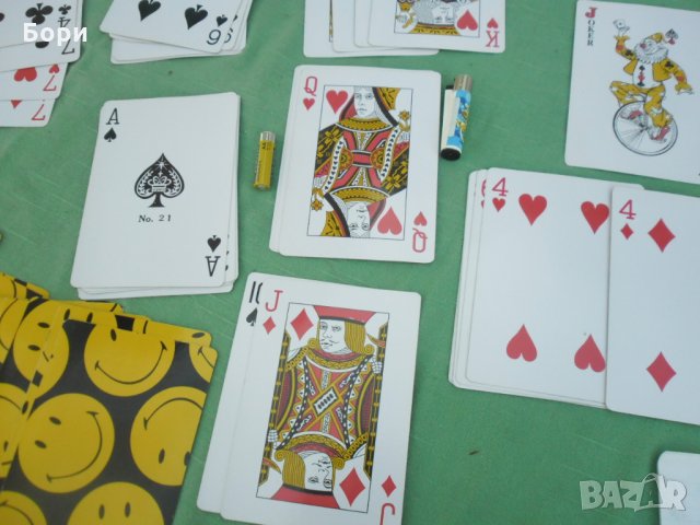 Много големи карти 18 х 12.5 см