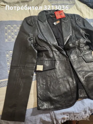 Кожено яке ASOS, снимка 4 - Якета - 55953373