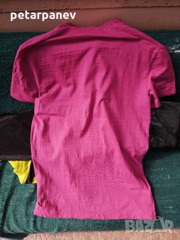 Мъжка блуза с къс ръкав Hugo Boss - L размер, снимка 5 - Блузи - 33869531