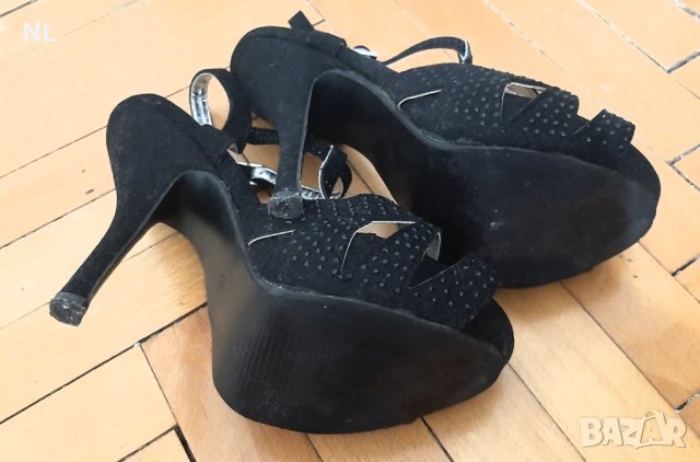 Лот от дамски черни сандали и розови ниски обувки тип балерини , снимка 8 - Дамски обувки на ток - 33999650