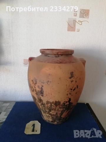 Стари гърнета делва,гевгир и други 100% автентични глинени съдове от бита. , снимка 4 - Антикварни и старинни предмети - 52157610