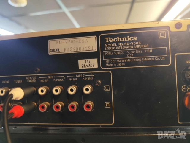 Technics SU-V505 stereo 370 w, снимка 3 - Ресийвъри, усилватели, смесителни пултове - 52366944