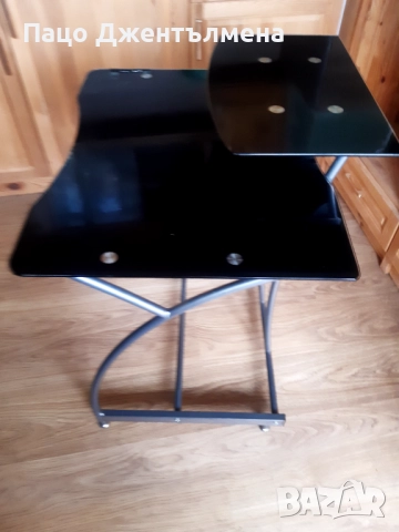 Стъклена  масичка, снимка 3 - Маси - 51693457