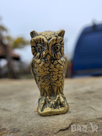 Малък Бронзов Бухал , снимка 10 - Декорация за дома - 52353069