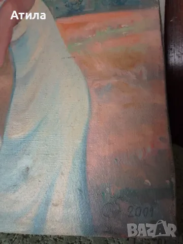 картина 30/28 см на Кънчо Стоицев, снимка 2 - Картини - 48497164