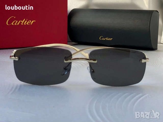 Cartier мъжки дамски  слънчеви очила с пантера унисекс, снимка 5 - Слънчеви и диоптрични очила - 52915454