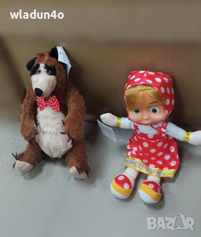 Маша и Мечокът 30см-16лв, снимка 1 - Плюшени играчки - 42747952