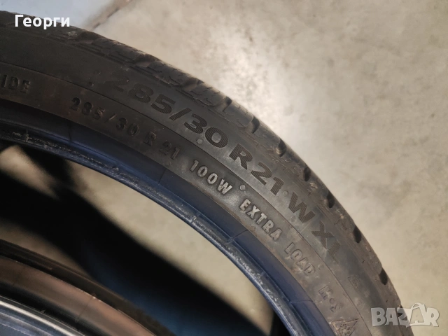 2бр. зимни гуми 285/30/21 Continental, снимка 3 - Гуми и джанти - 54198926