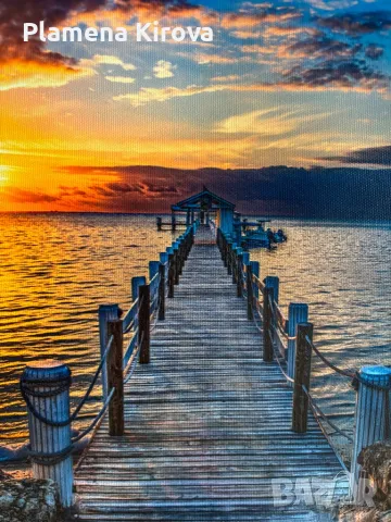 Картина | Принт | Морски залез, снимка 3 - Картини - 50050000