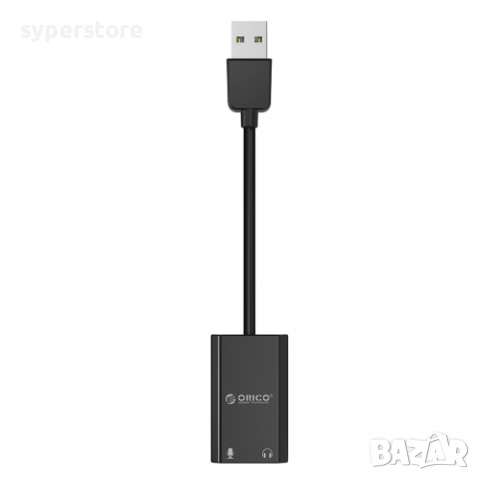 Звукова карта на USB Orico SKT2-BK-BP - USB Sound Card External, снимка 3 - Други - 36397808