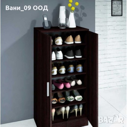 Голям шкаф за обувки на 6 реда, снимка 1 - Шкафове - 31515533