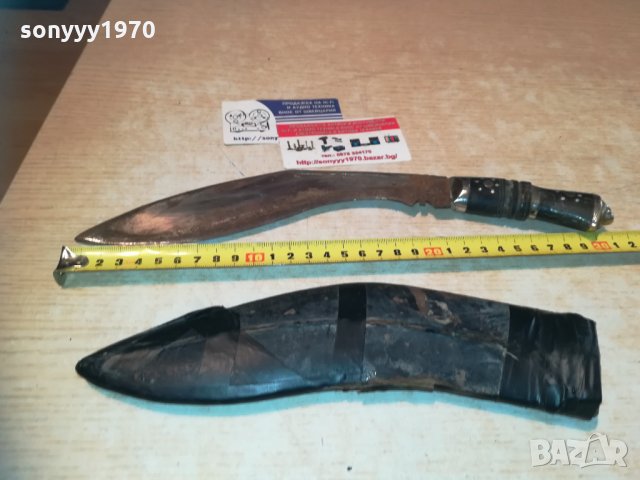 КУКРИ-СТАР КРИВ РЕТРО НОЖ С НОЖНИЦА, снимка 11 - Колекции - 30311835