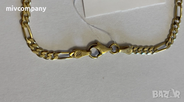 Златна Гривна 4.04 20см., снимка 2 - Гривни - 51569680