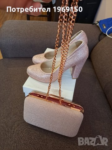 Дамски обувки нови и чанта клъч, снимка 4 - Чанти - 44461851