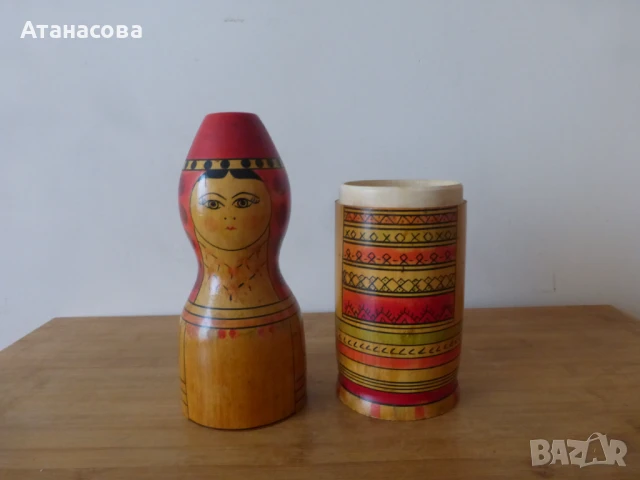 Матрьошка за бутилка водка СССР 1976 г, снимка 7 - Антикварни и старинни предмети - 50507531