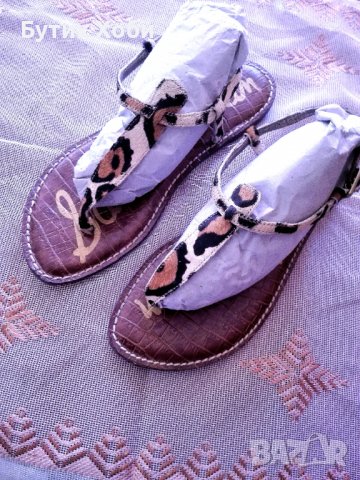 Летни дамски сандали от естествена кожа, снимка 3 - Сандали - 36808536