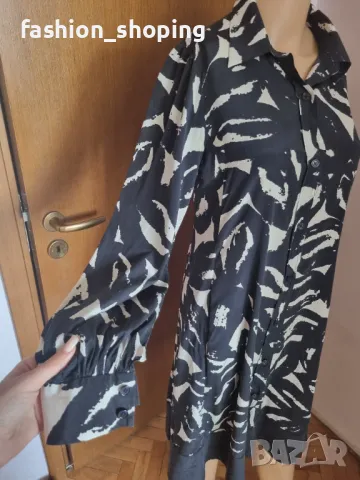 Копринена рокля Dkny, снимка 3 - Рокли - 47601679