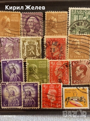 Стари пощенски марки от цял свят смесени ЛИЧНОСТИ,ПРЕЗИДЕНТИ,КРАЛЕ за КОЛЕКЦИЯ 52015, снимка 2 - Филателия - 53218625