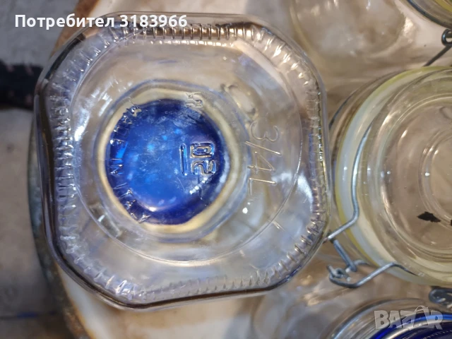 дебелостенни големи италиански буркани с капак 6 броя, снимка 5 - Други стоки за дома - 51240964