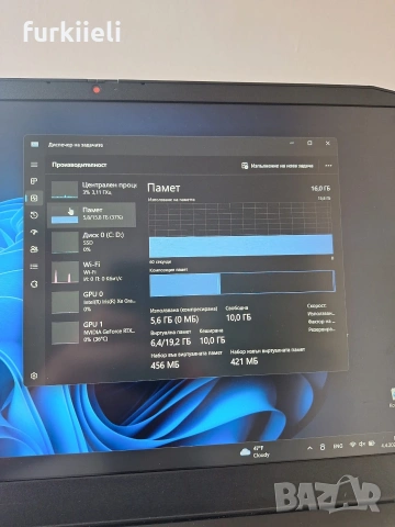 Lenovo idea pad 3 gaming, снимка 6 - Лаптопи за игри - 54085949