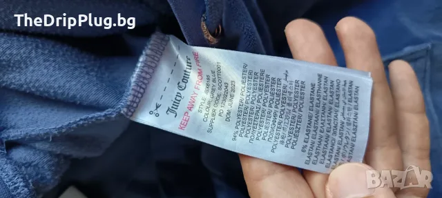 Juicy couture дамско плюшено долнище размер S син цвят , снимка 8 - Спортни екипи - 56333480