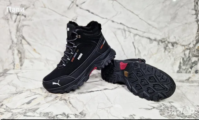Мъжки зимни обувки с пух Puma, снимка 3 - Мъжки ботуши - 56150594