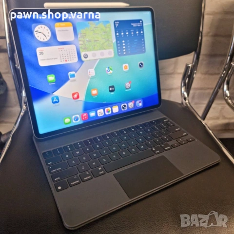 Таблет Apple iPad Pro 12.9” (6th Gen, A2436) – като нов + Apple Pencil и калъф!, снимка 4 - Таблети - 53259257