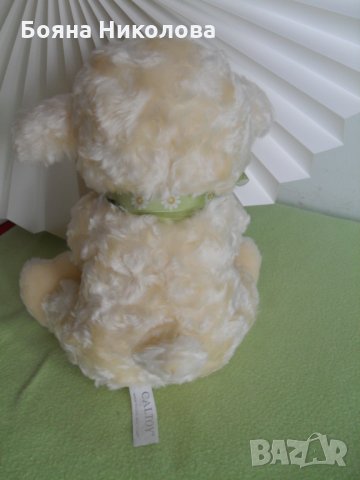 Плюшена овца с калинка - нова, идея за пролетен подарък, снимка 5 - Плюшени играчки - 31229839