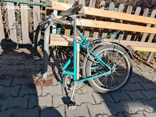 Велосипед сгъваем "Ретро-GDR" 1975г. 20" "45€"!+Доставка!, снимка 11 - Велосипеди - 52956225