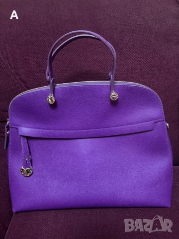 Дамска чанта естествена кожа Furla Piper L