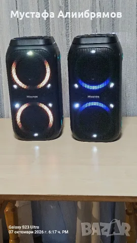 Hisense 2 броя по 160 вата, снимка 3 - Караоке - 56413935