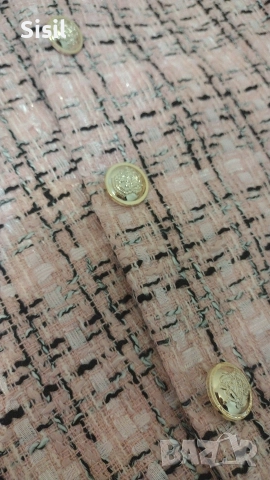 Елегантен комплект пола със късо сако розов цвят , снимка 6 - Комплекти - 52863743