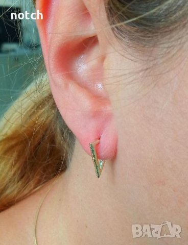 Златни обеци, снимка 5 - Обеци - 37057758