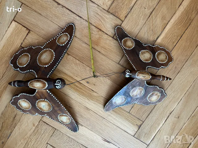 Дървени декорации за стена Пеперуди, снимка 7 - Други - 48969553