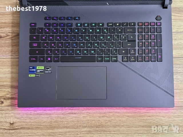 240Hz ROG Strix 18`i9-14900HX/RTX 4070/32GB DDR5/1TB SSD/Гаранция/ROG Nebula, снимка 6 - Лаптопи за игри - 53935467