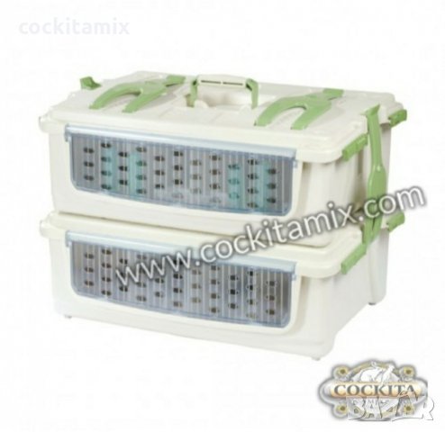 Транспортен кафез за пренасяне на малки птици размер см 59 / 38 / 21височина - 1бр, снимка 2 - За птици - 34508079