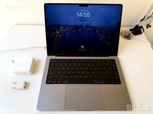 MacBook Pro 14" M1 chip, 16GB, 500GB SSD, Като нов
