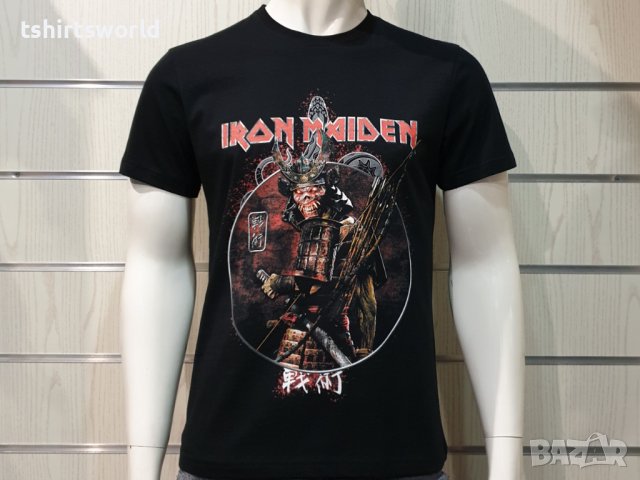 Нова мъжка тениска на музикалната група IRON MAIDEN - Senjutsu Samurai Eddie Snake Death, снимка 6 - Тениски - 37106898